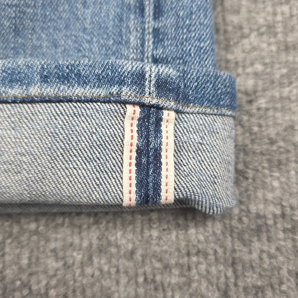 Uniqlo Selvedge Jeans Men's 32x32 (FITS 32x29) Blue Denim Slim-Straight Kaihara